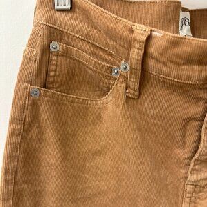 J. Crew Petite High Rise Demi Boot Corduroy pants